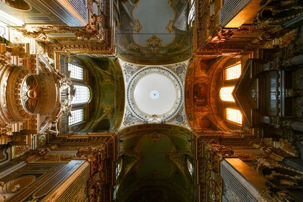 제노아 이탈리아 2022년 29일 바로크 Chiesa Dei Santi Vittore Carlo — 스톡 사진