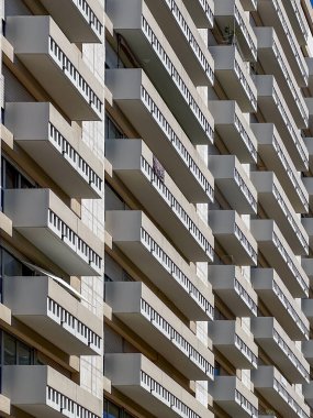 Lyon, Fransa 'daki sokak mimarisinin ayrıntıları.