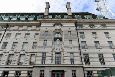 County Hall Londra, İngiltere. Bir sınıf II listelenen bina Lambeth Londra bölgesi.