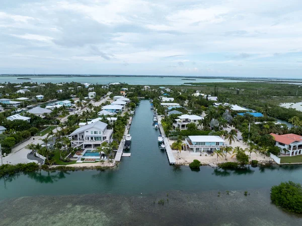 Aerial view of Sugarload Key in the Florida Keys, Florida.