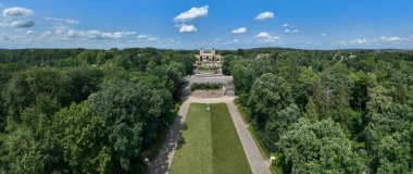 Sanssouci Sarayı, Büyük Frederick 'in eski yaz sarayı, Prusya Kralı, Potsdam' da, Berlin yakınlarında.