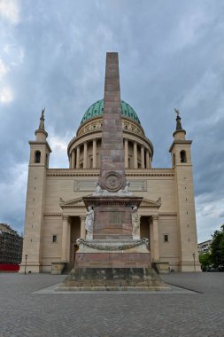 St. Nicholas' Church exterior view in Potsdam City of Germany. clipart