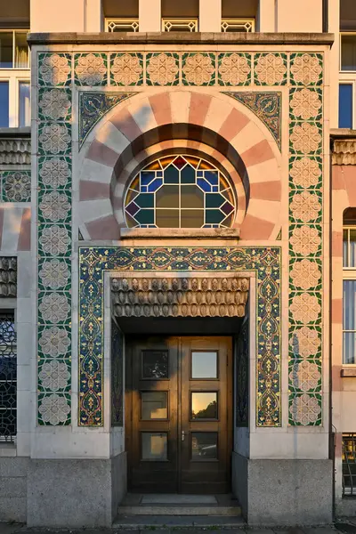 Yenidze is a former tobacco factory in Dresden. It designed in style of mosque.