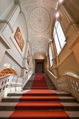 Dresden, Almanya - 9 Haziran 2023: Dresden, Almanya 'da Eski Ustalar Resim Galerisi.