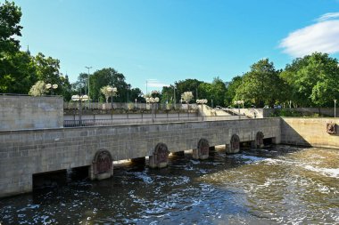 Bridge at Leine River - Hanover, Lower Saxony, Germany