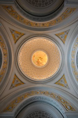 Leipzig, Almanya - 10 Haziran 2023: Nikolaikirch St Nicholas Kilisesi Leipzig Almanya 'da Johann Sebastian Bach' ın St John Passion 'ın dünya prömiyerini yaptığı yer