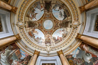 Hamburg, Almanya - 13 Haziran 2023: Hamburg, Almanya Belediye Binası.