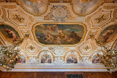 Hamburg, Almanya - 13 Haziran 2023: Hamburg, Almanya Belediye Binası.