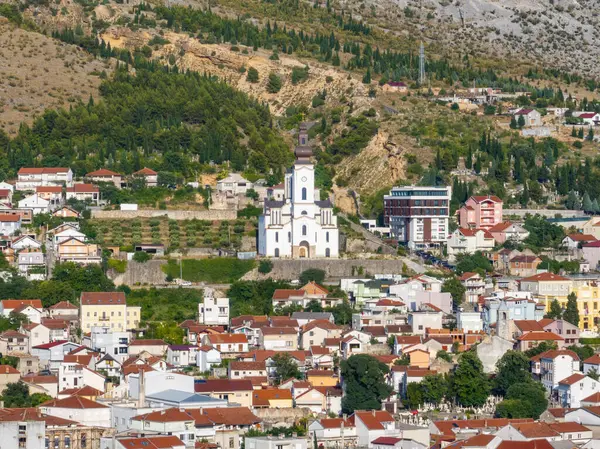 stock image The Cathedral of the Holy Trinity is a Serbian Orthodox cathedral church in Mostar, Bosnia and Herzegovina.