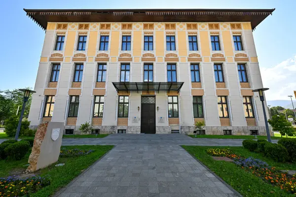 stock image City Hall building at Bulevar Street in Mostar, Bosnia and Herzegovina