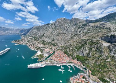 Kotor Eski Şehir Kalesi San Giovanni Unesco Dünya Mirası Şehri