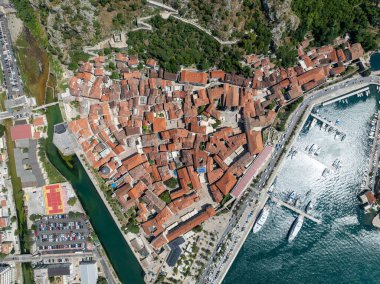 Kotor Eski Şehir Kalesi San Giovanni Unesco Dünya Mirası Şehri