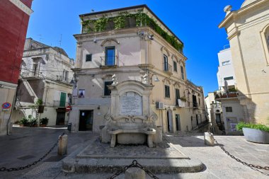 Gravina, Puglia, İtalya - 7 Ağustos 2023: Puglia, Apulia bölgesindeki Gravina 'da 
