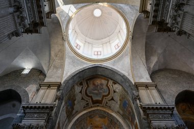 Catania, İtalya - 18 Ağustos 2023: Gelibolu Katedrali 'nde Basilica Cattedrale di Sant' Agata, İtalya