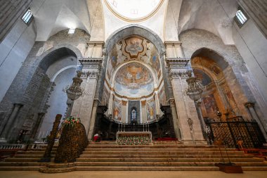 Catania, İtalya - 18 Ağustos 2023: Gelibolu Katedrali 'nde Basilica Cattedrale di Sant' Agata, İtalya