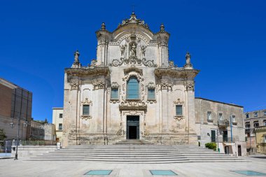 Matera, İtalya 'daki San Francesco d' Assisi Kilisesi