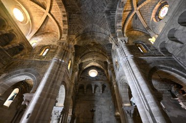 Matera, İtalya - 9 Ağustos 2023 - Chiesa di San Giovanni Battista, Roma Katolik Kilisesi 'dir..