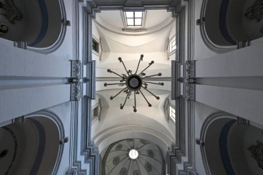 Matera, İtalya - 9 Ağustos 2023: 16. yüzyılın sonlarından Madera, İtalya 'da Aziz Augustine Manastırı.