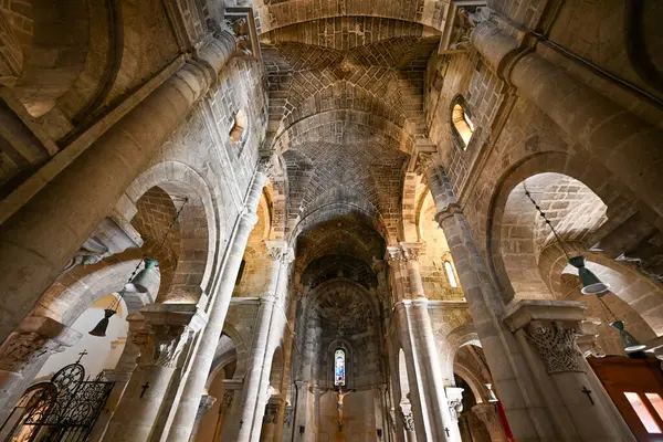 Matera, İtalya - 9 Ağustos 2023 - Chiesa di San Giovanni Battista, Roma Katolik Kilisesi 'dir..