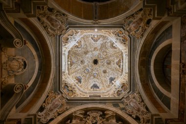 Agrigento, İtalya - 27 Ağustos 2023: Agrigento, Sicilya, İtalya 'da San Gerlando Katedrali