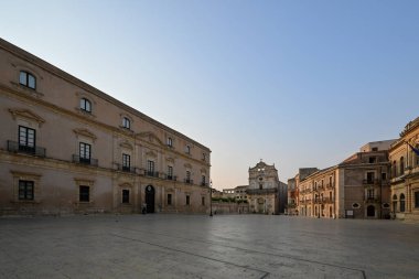 Saint Lucia Kilisesi (Chiesa di Santa Lucia alla Badia) Syracuse, Sicilya, İtalya.