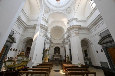 Syracuse, İtalya - 24 Ağustos 2023: San Filippo Apostolo Kilisesi Syracuse, Sicilya, İtalya