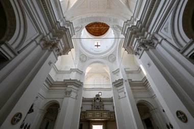 Syracuse, İtalya - 24 Ağustos 2023: San Filippo Apostolo Kilisesi Syracuse, Sicilya, İtalya