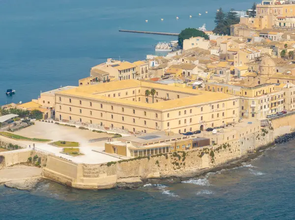 stock image Aerial View of Faculty of Architecture of the University of Catania in Syracuse, Sicily, Italy