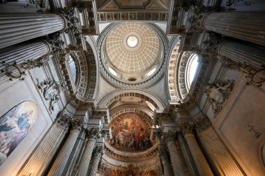 Roma, İtalya - 31 Ağustos 2023: İtalya 'nın Campitelli şehrinde Santa Maria Kilisesi' nin İçişleri Bakanlığı.