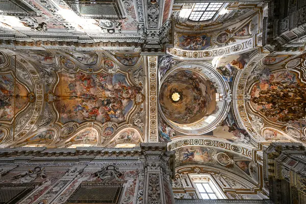 stock image Palermo, Italy - Aug, 30 2023 - Inner of the Church of Santa Caterina d'Alessandria in the historic center of Palermo, Sicily, Italy