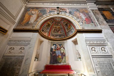 Roma, İtalya - 1. Sezon 2023: Santa Maria della Pace, Roma, İtalya 'da bir kilise.