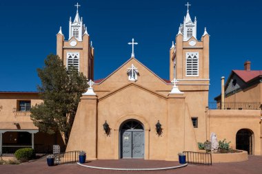 San Felipe de Neri Kilisesi Eski Şehir Albuquerque, New Mexico.