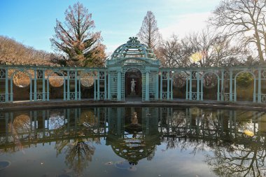 Long Island, New York - 16 Aralık 2023 Long Island, New York 'taki Old Westbury Gardens