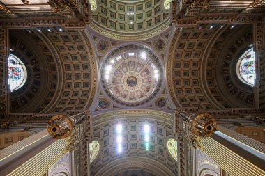 Philadelphia, PA - 26 Mayıs 2024: Aziz Peter Katedrali ve Philadelphia Katolik Başpiskoposluğu Paul.