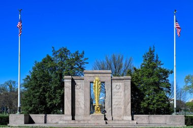 Washington D.C., ABD - 24 Mart 2024: İkinci Bölüm Anıtı Washington, DC 'deki Başkan Parkı' nda.