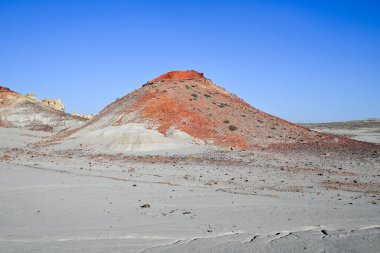 Bisti / De-Na-Zin Wilderness 'deki Hayaller Vadisi, New Mexico, ABD.