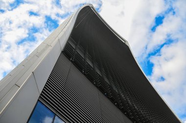 Ünlü Walkie Talkie bina cephesi - Londra şehir silüeti, finans bölgesi, Birleşik Krallık.