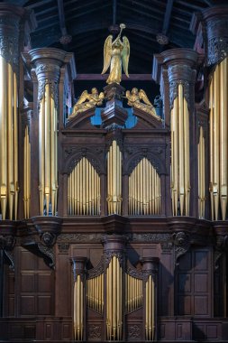 Newcastle, İngiltere - 4 Temmuz 2024: Newcastle Katedrali, veya resmi adıyla St Nicholas Katedrali, Newcastle, İngiltere