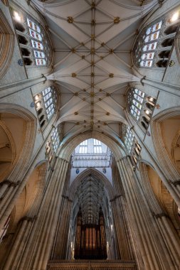 York, İngiltere - 30 Haziran 2024: York Papazı. Yorkshire, İngiltere 'deki York Katedrali.