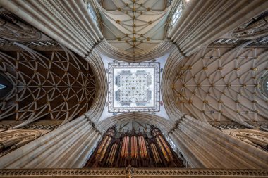 York, England - Jun 30, 2024: York Minster. The cathedral of York, in Yorkshire, UK clipart