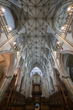 York, İngiltere - 30 Haziran 2024: York Papazı. Yorkshire, İngiltere 'deki York Katedrali.