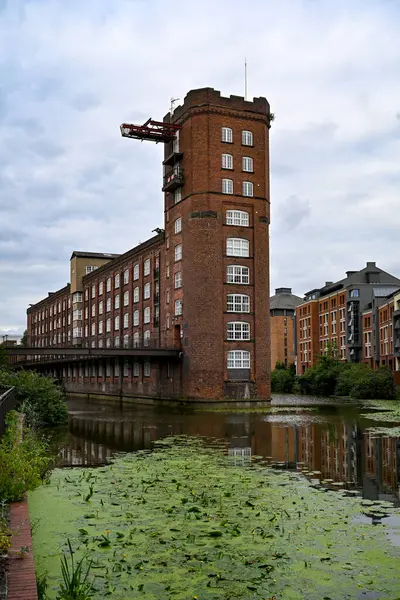 İngiltere, York 'taki Foss Nehri manzarası