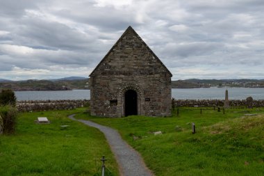 St Oran's Chapel on the Isle of Iona, Scotland, UK clipart