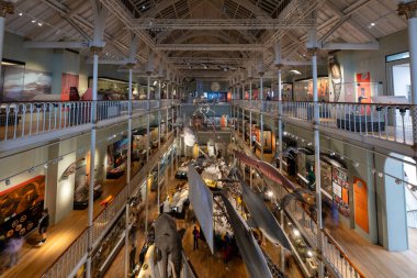 Edinburgh, Scotland - July 16, 2024: Interior of the National Museum of Scotland at Edinburgh, UK, clipart