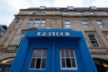 Mavi Polis Çağrı Kutusu Glasgow, İskoçya 'da kuruldu..