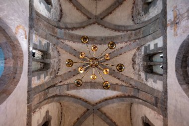 Bergen, Norveç - 30 Haziran 2024: Bergen, Norveç 'teki Saint Mary Kilisesi. St. Mary kilisesi Bergen 'deki mevcut en eski binadır..