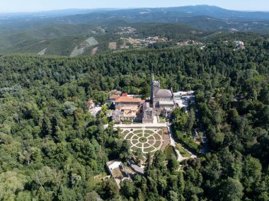 Palas Hotel 'in genel manzarası Bussaco ve lüks bahçe.