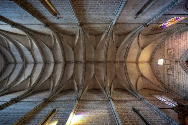 Evora, Portekiz - 26 Ağustos 2024: Portekiz 'in Alentejo kentindeki Evora şehrindeki St. Francis Kilisesi veya Igreja de Sao Francisco.