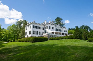 Lenox, Massachusetts - 26 Mayıs 2025 - Edith Wharton 'ın tarihi evi.