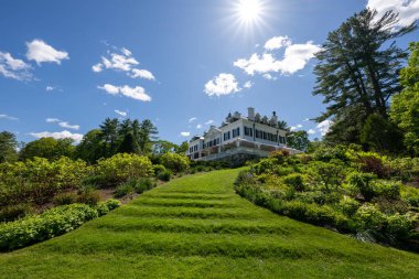 Lenox, Massachusetts - 26 Mayıs 2025 - Edith Wharton 'ın tarihi evi.